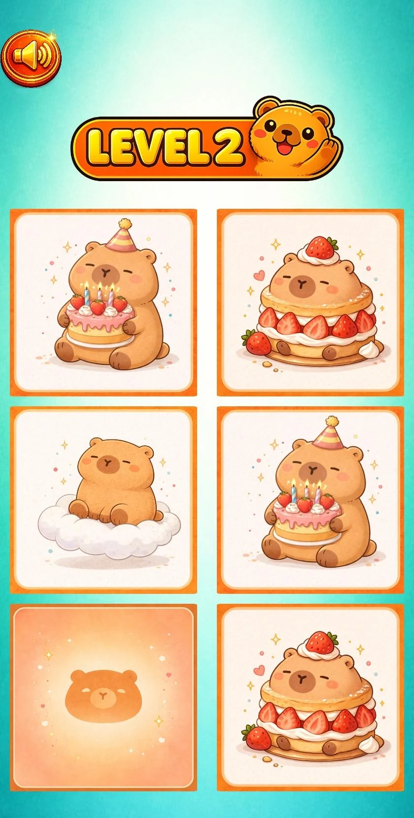 Capybara Cards screenshot