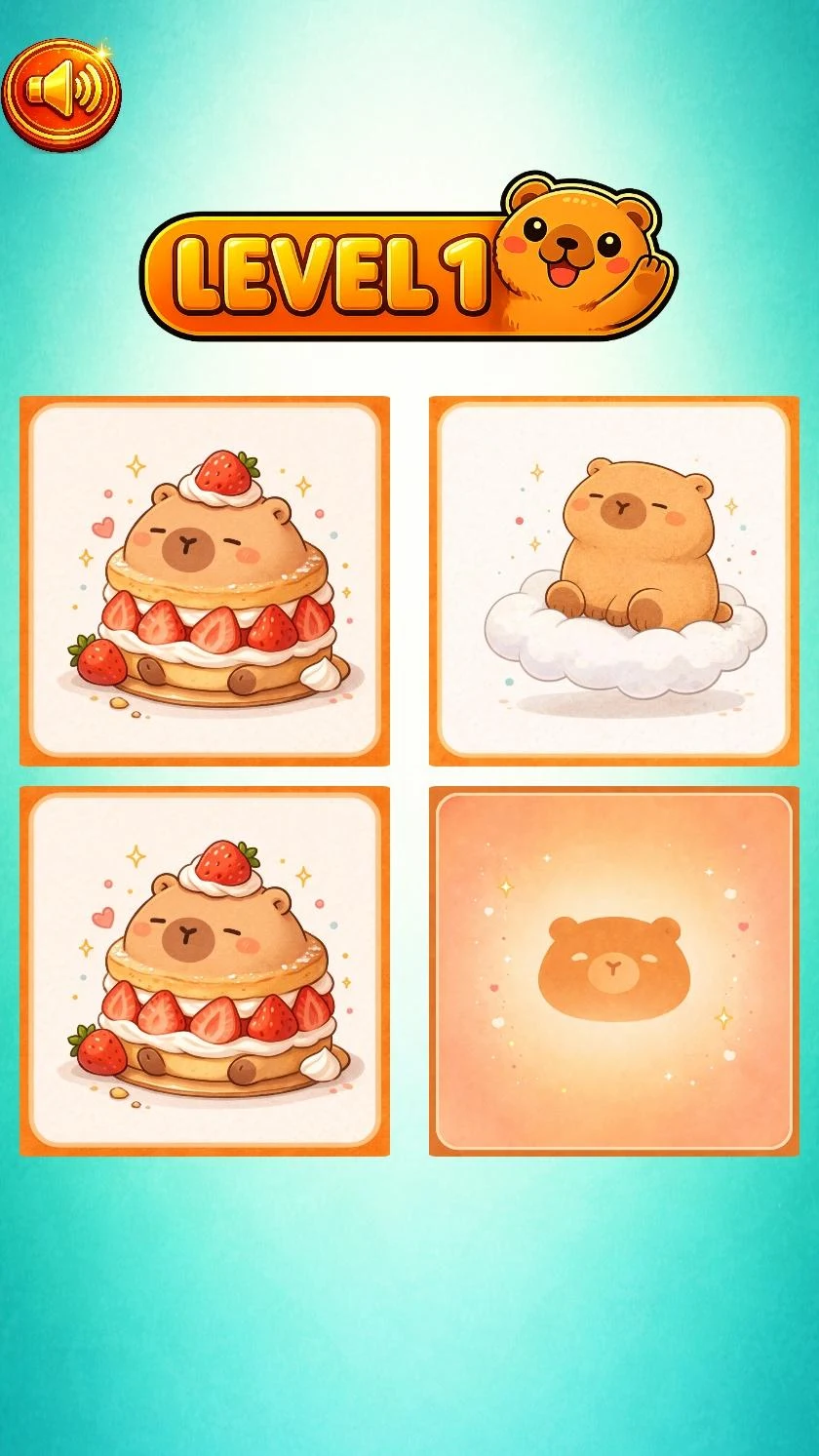 Capybara Cards screenshot