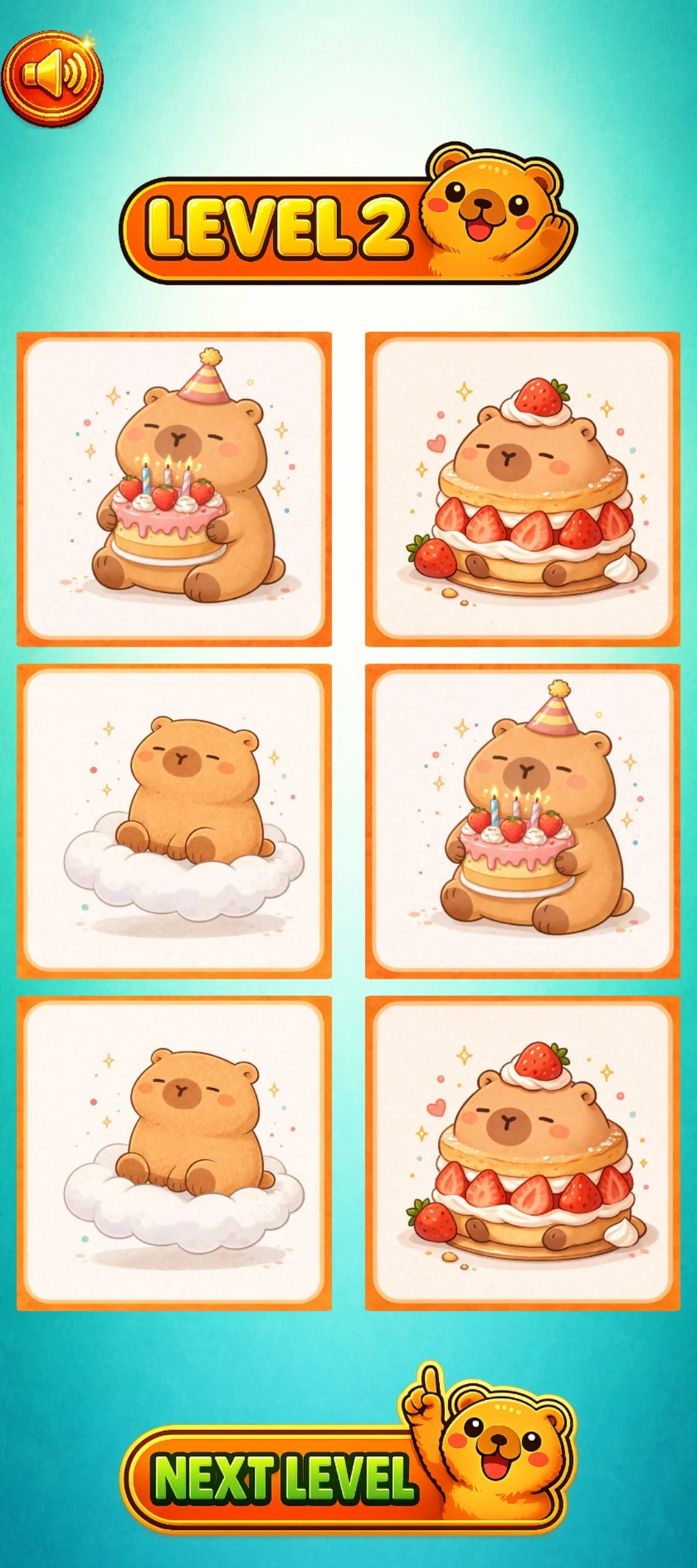 Capybara Cards screenshot