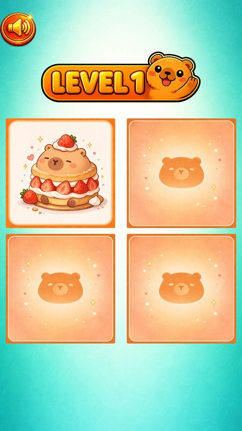 Capybara Cards screenshot